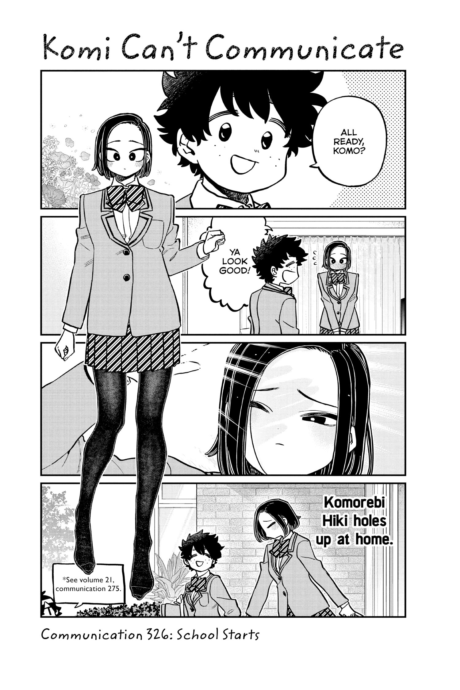 Komi Can’t Communicate, Chapter 326 image 01